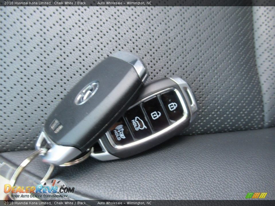 2018 Hyundai Kona Limited Chalk White / Black Photo #20