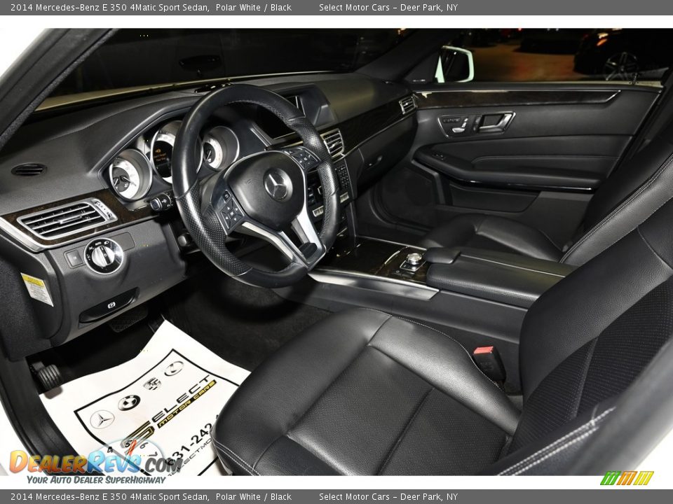 2014 Mercedes-Benz E 350 4Matic Sport Sedan Polar White / Black Photo #10