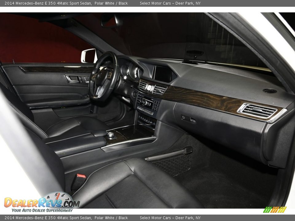 2014 Mercedes-Benz E 350 4Matic Sport Sedan Polar White / Black Photo #14