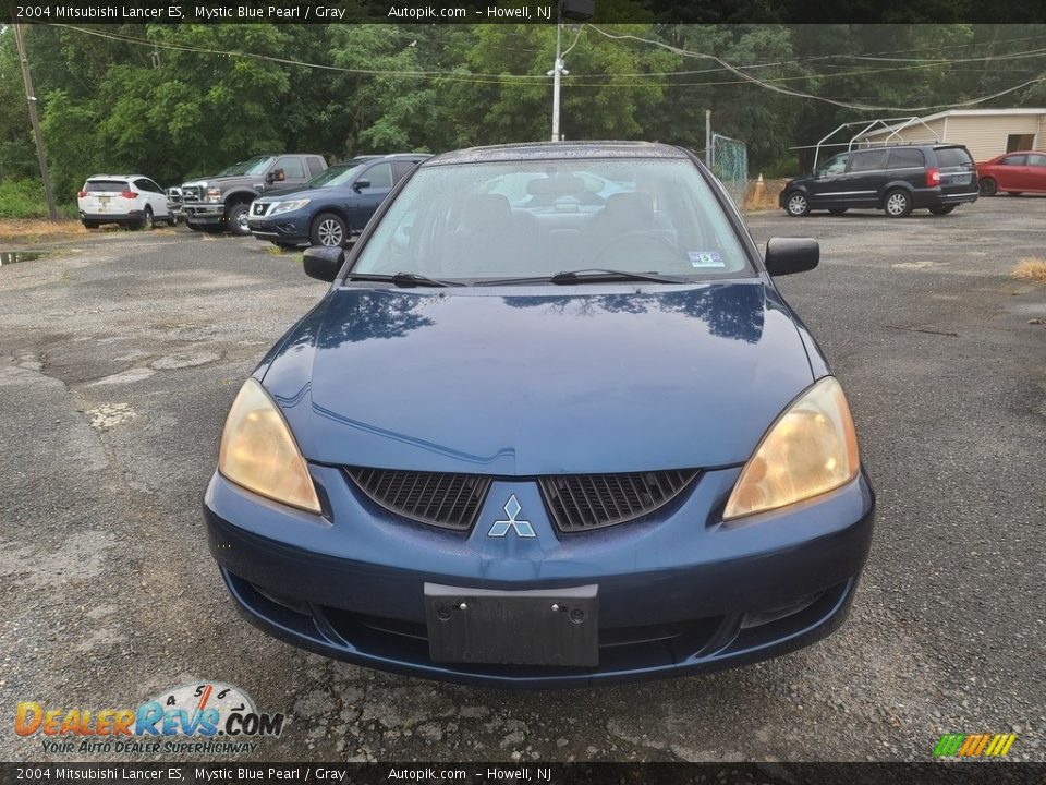 2004 Mitsubishi Lancer ES Mystic Blue Pearl / Gray Photo #7