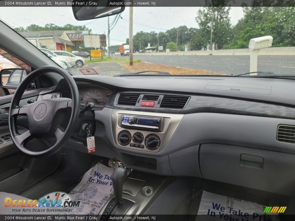 2004 Mitsubishi Lancer ES Mystic Blue Pearl / Gray Photo #13