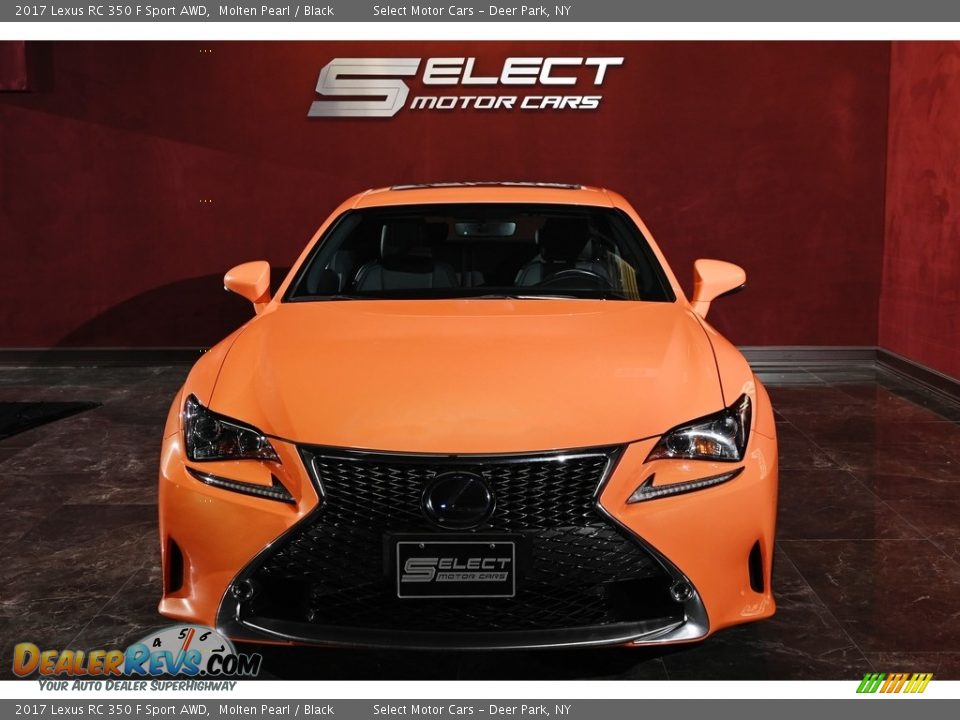 2017 Lexus RC 350 F Sport AWD Molten Pearl / Black Photo #2