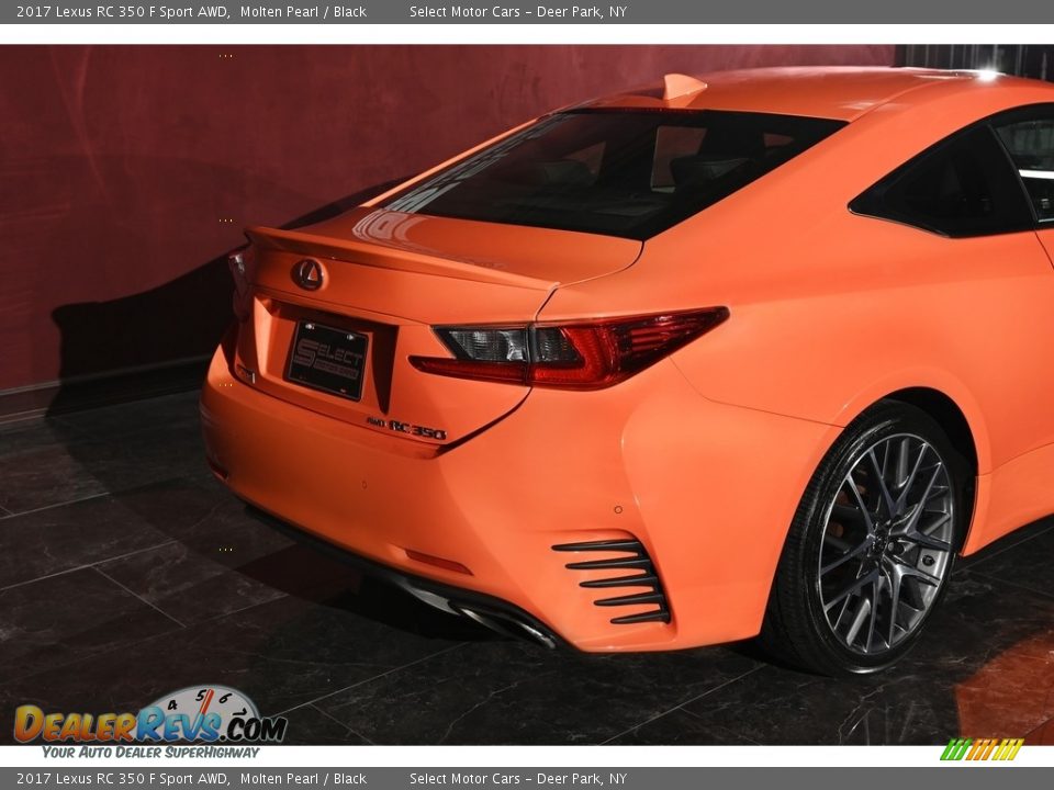 2017 Lexus RC 350 F Sport AWD Molten Pearl / Black Photo #5