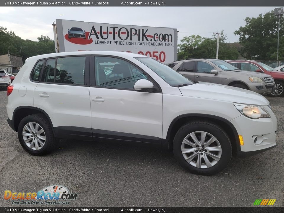 2010 Volkswagen Tiguan S 4Motion Candy White / Charcoal Photo #2