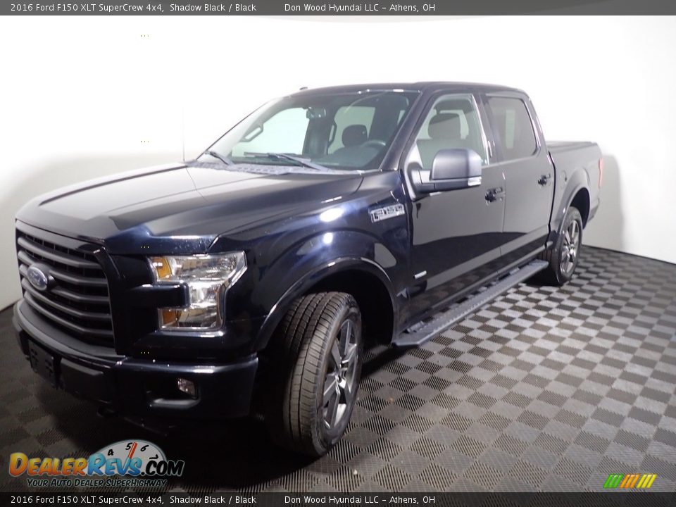 2016 Ford F150 XLT SuperCrew 4x4 Shadow Black / Black Photo #2