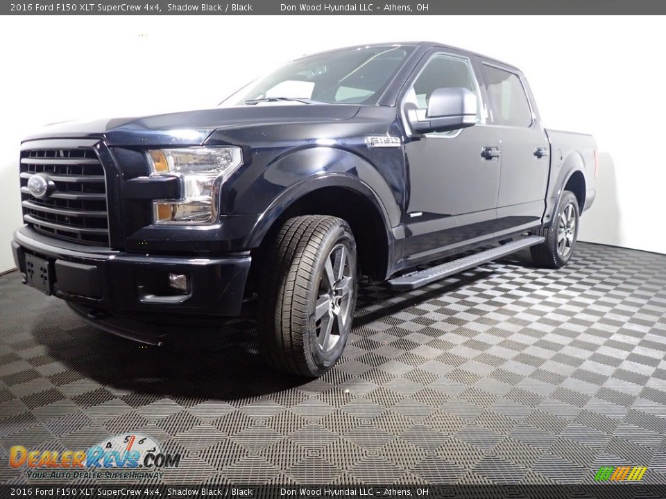 2016 Ford F150 XLT SuperCrew 4x4 Shadow Black / Black Photo #4