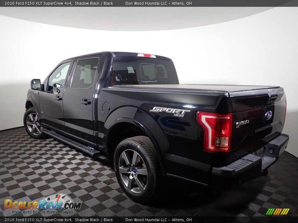 2016 Ford F150 XLT SuperCrew 4x4 Shadow Black / Black Photo #5