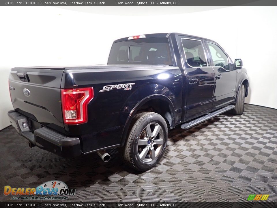 2016 Ford F150 XLT SuperCrew 4x4 Shadow Black / Black Photo #6