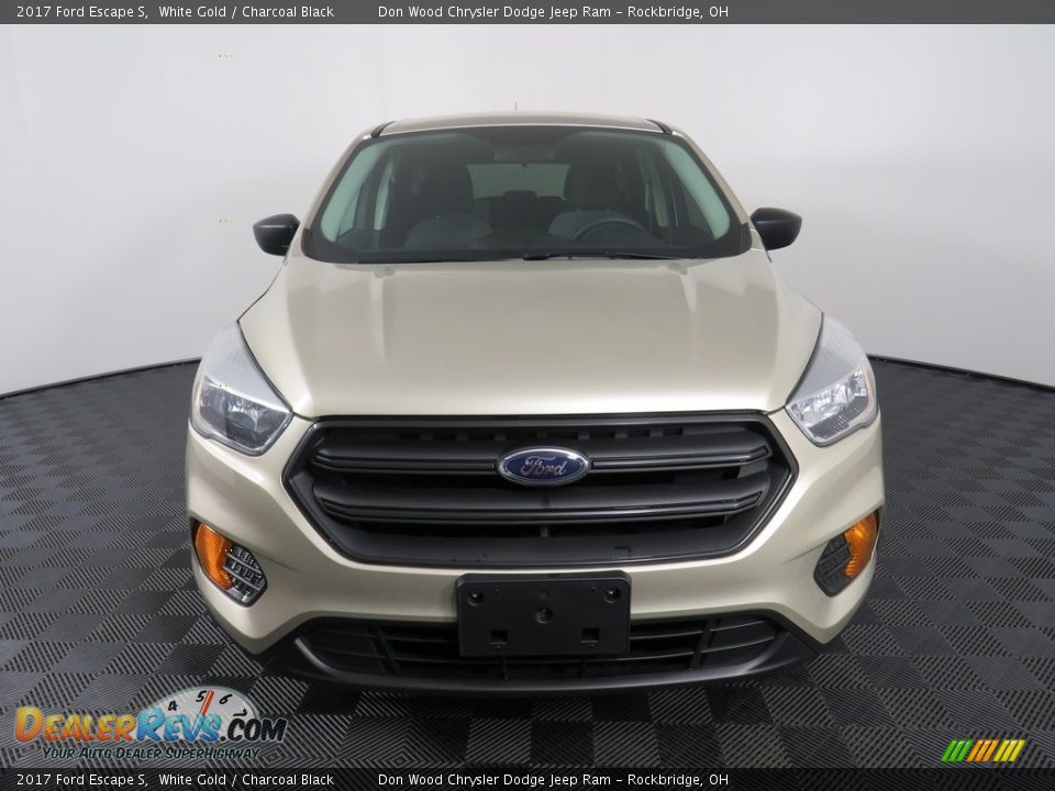 2017 Ford Escape S White Gold / Charcoal Black Photo #5