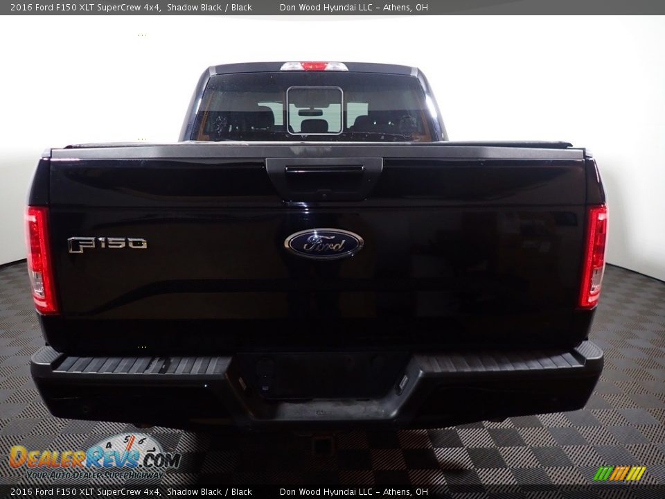 2016 Ford F150 XLT SuperCrew 4x4 Shadow Black / Black Photo #9