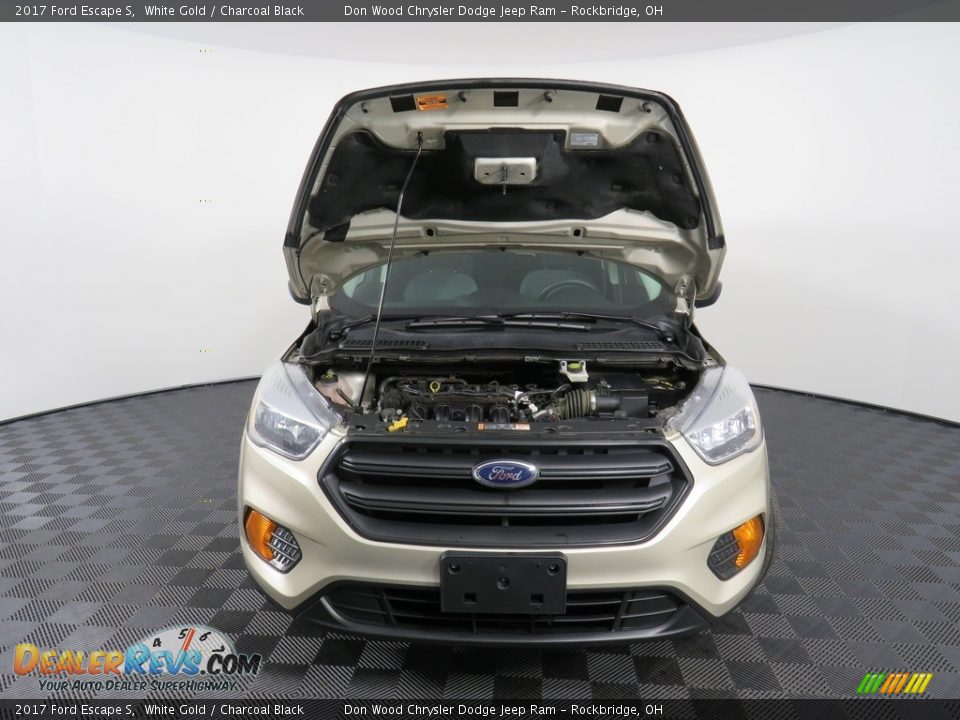 2017 Ford Escape S White Gold / Charcoal Black Photo #6