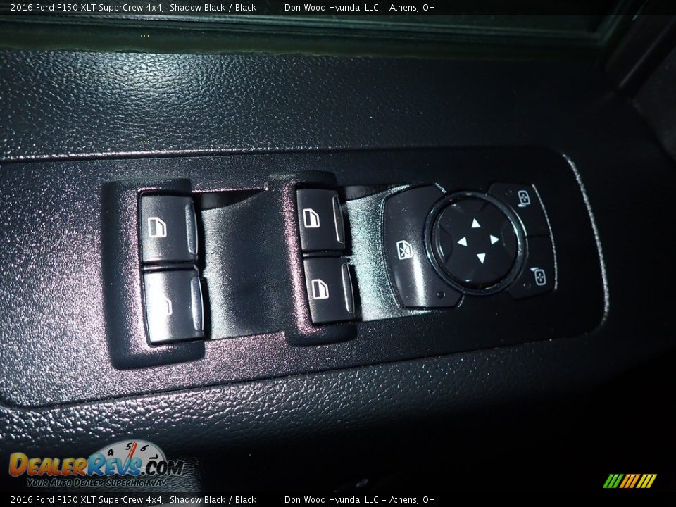 2016 Ford F150 XLT SuperCrew 4x4 Shadow Black / Black Photo #11