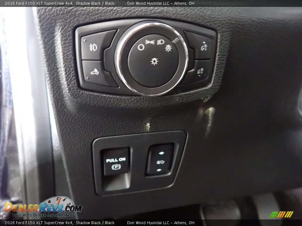 2016 Ford F150 XLT SuperCrew 4x4 Shadow Black / Black Photo #12