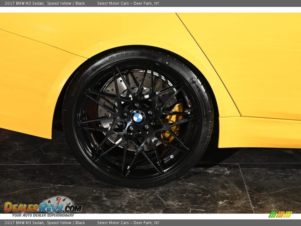 2017 BMW M3 Sedan Speed Yellow / Black Photo #6