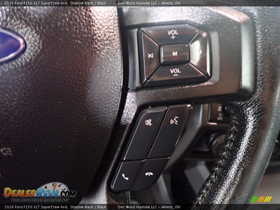 2016 Ford F150 XLT SuperCrew 4x4 Shadow Black / Black Photo #14