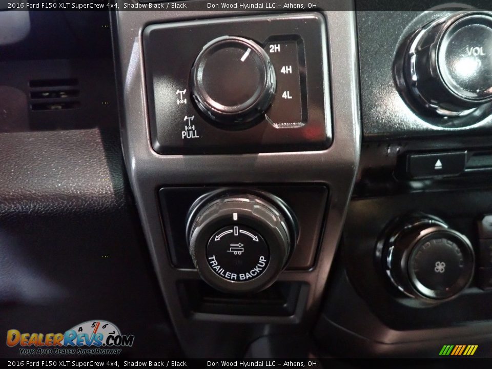 2016 Ford F150 XLT SuperCrew 4x4 Shadow Black / Black Photo #15