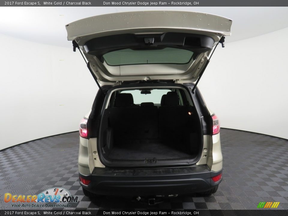 2017 Ford Escape S White Gold / Charcoal Black Photo #13