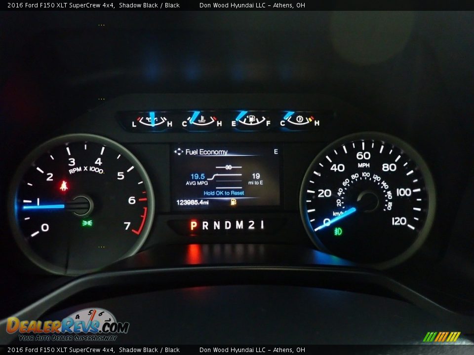2016 Ford F150 XLT SuperCrew 4x4 Shadow Black / Black Photo #19