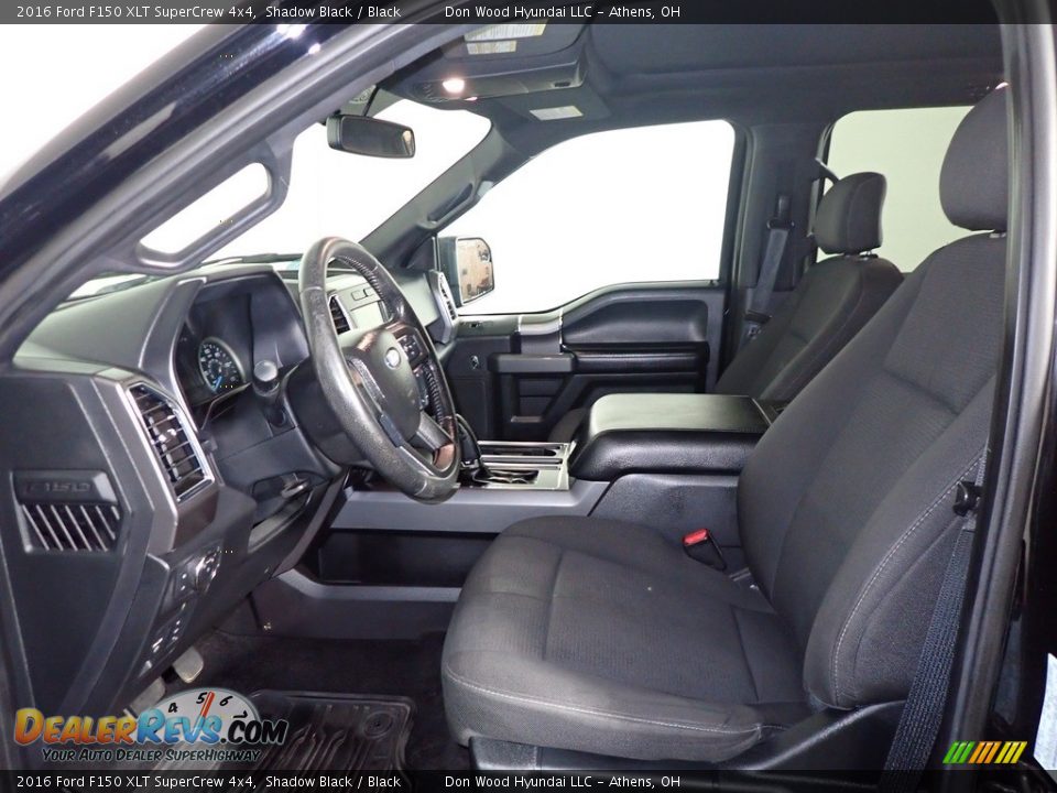 2016 Ford F150 XLT SuperCrew 4x4 Shadow Black / Black Photo #22