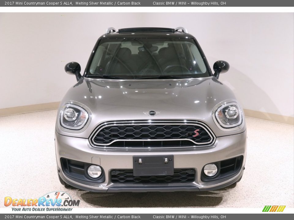 2017 Mini Countryman Cooper S ALL4 Melting Silver Metallic / Carbon Black Photo #2
