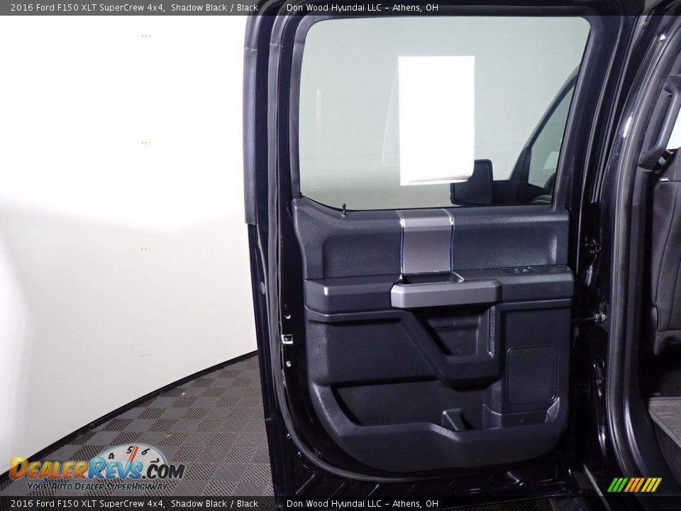2016 Ford F150 XLT SuperCrew 4x4 Shadow Black / Black Photo #25