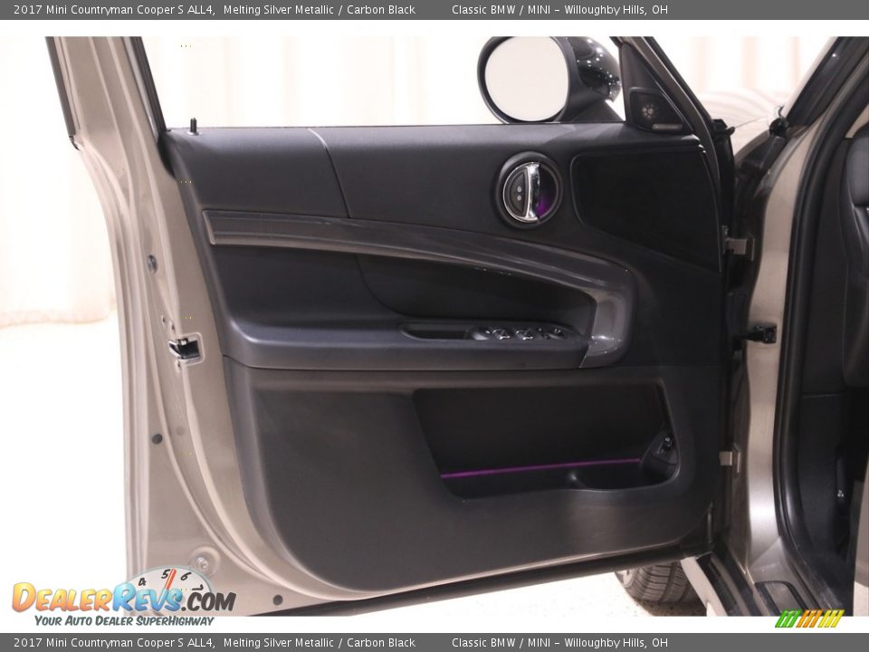 2017 Mini Countryman Cooper S ALL4 Melting Silver Metallic / Carbon Black Photo #4
