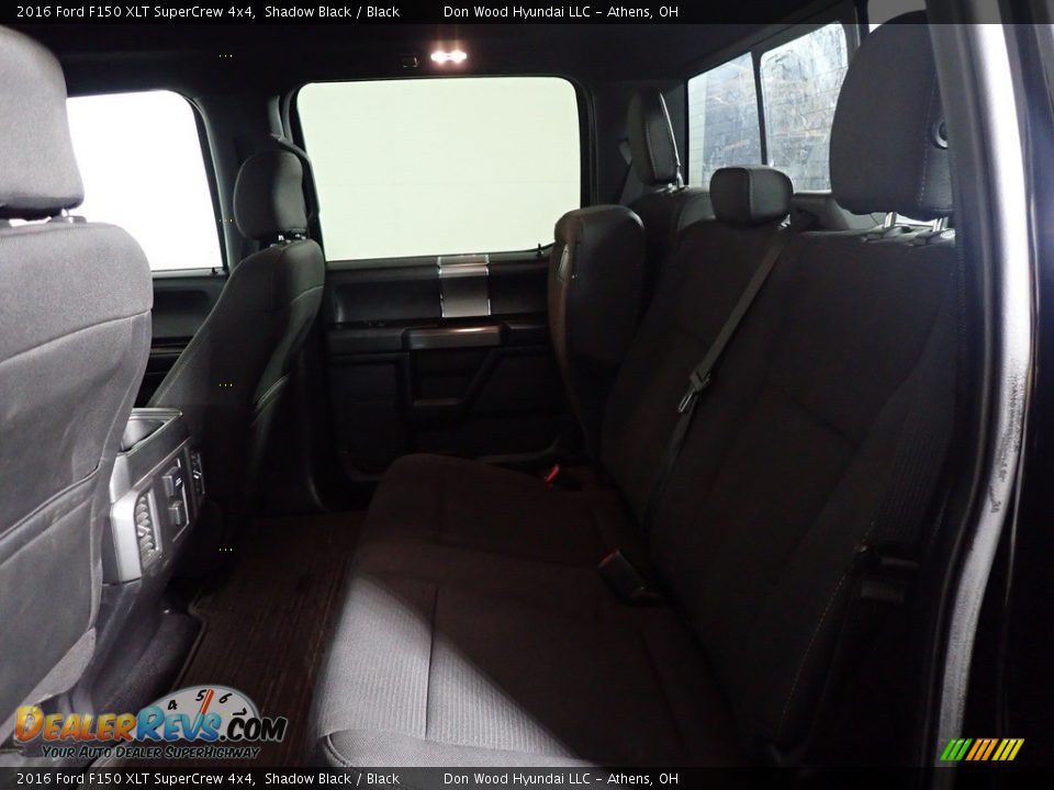 2016 Ford F150 XLT SuperCrew 4x4 Shadow Black / Black Photo #26