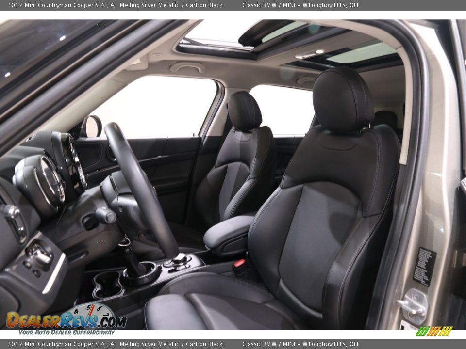 2017 Mini Countryman Cooper S ALL4 Melting Silver Metallic / Carbon Black Photo #5