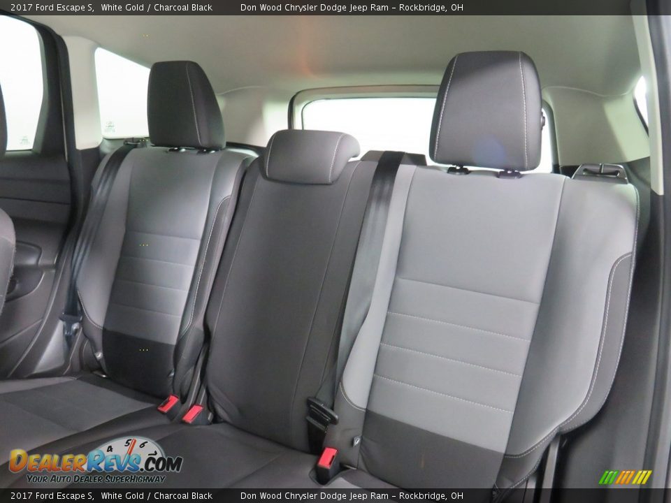 2017 Ford Escape S White Gold / Charcoal Black Photo #23