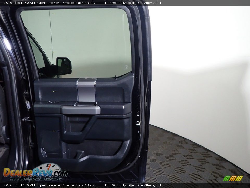 2016 Ford F150 XLT SuperCrew 4x4 Shadow Black / Black Photo #27