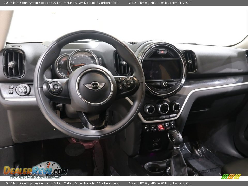 2017 Mini Countryman Cooper S ALL4 Melting Silver Metallic / Carbon Black Photo #6