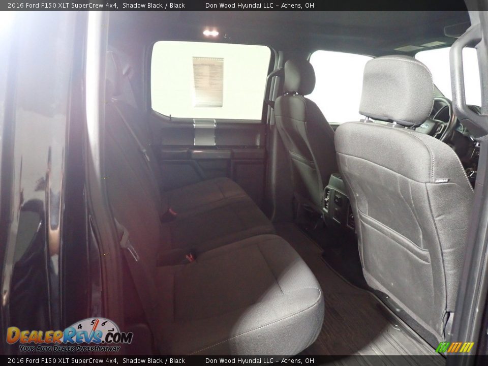 2016 Ford F150 XLT SuperCrew 4x4 Shadow Black / Black Photo #28