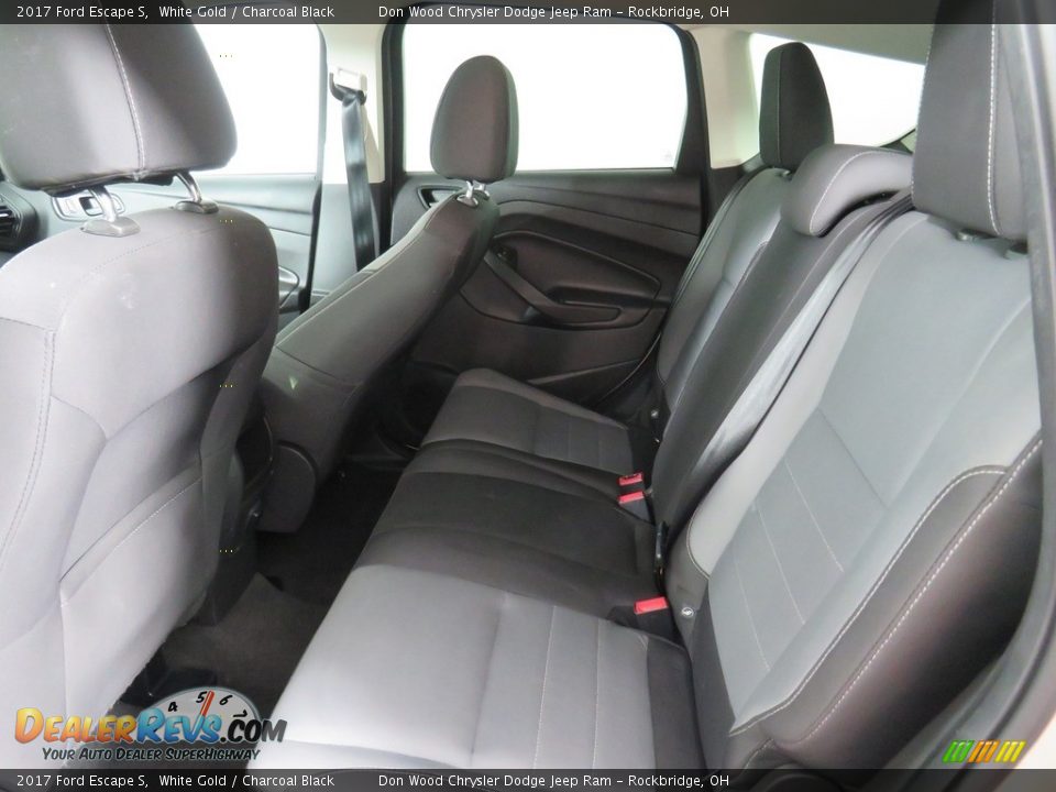 2017 Ford Escape S White Gold / Charcoal Black Photo #25