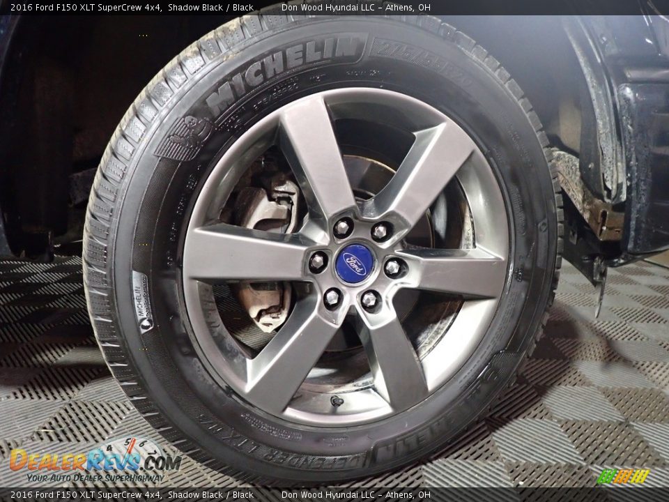 2016 Ford F150 XLT SuperCrew 4x4 Shadow Black / Black Photo #32