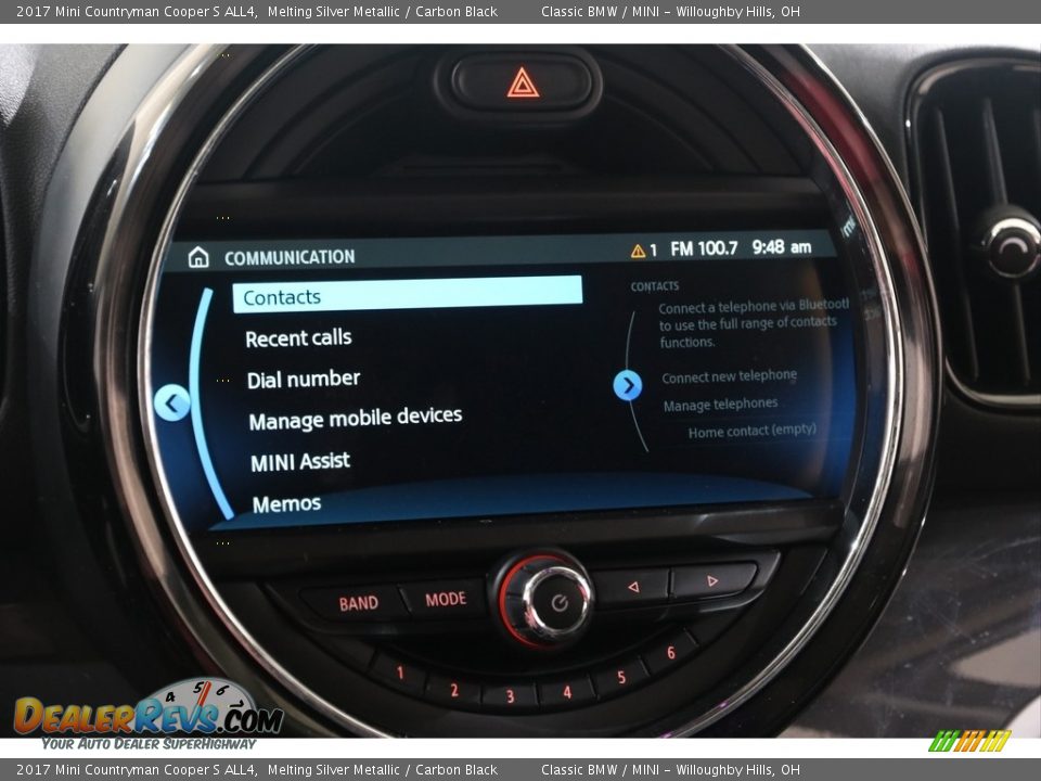 2017 Mini Countryman Cooper S ALL4 Melting Silver Metallic / Carbon Black Photo #11