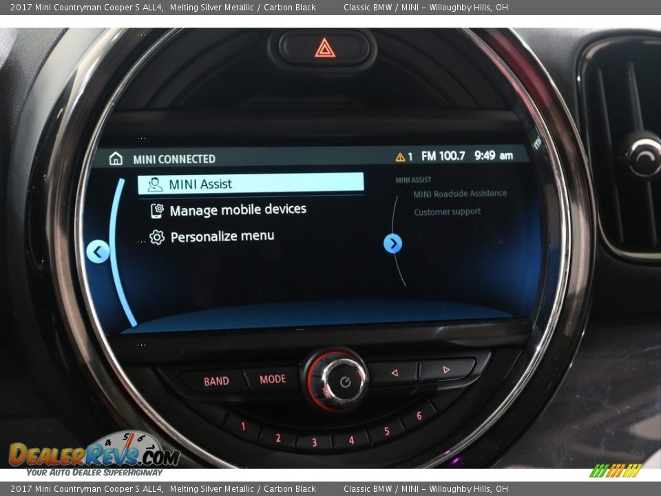 2017 Mini Countryman Cooper S ALL4 Melting Silver Metallic / Carbon Black Photo #14