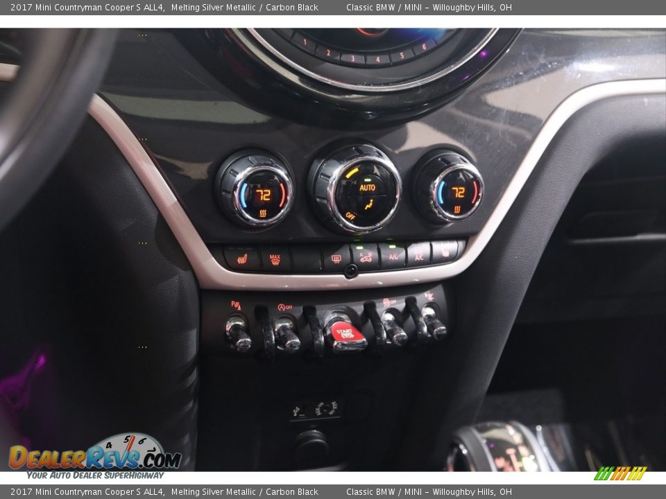 2017 Mini Countryman Cooper S ALL4 Melting Silver Metallic / Carbon Black Photo #15