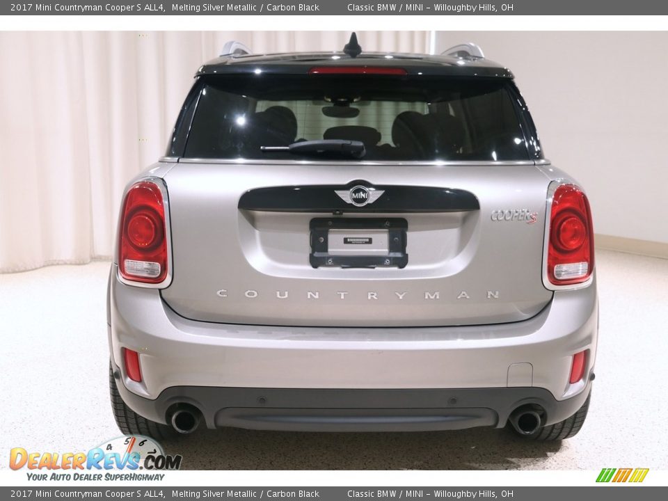 2017 Mini Countryman Cooper S ALL4 Melting Silver Metallic / Carbon Black Photo #21