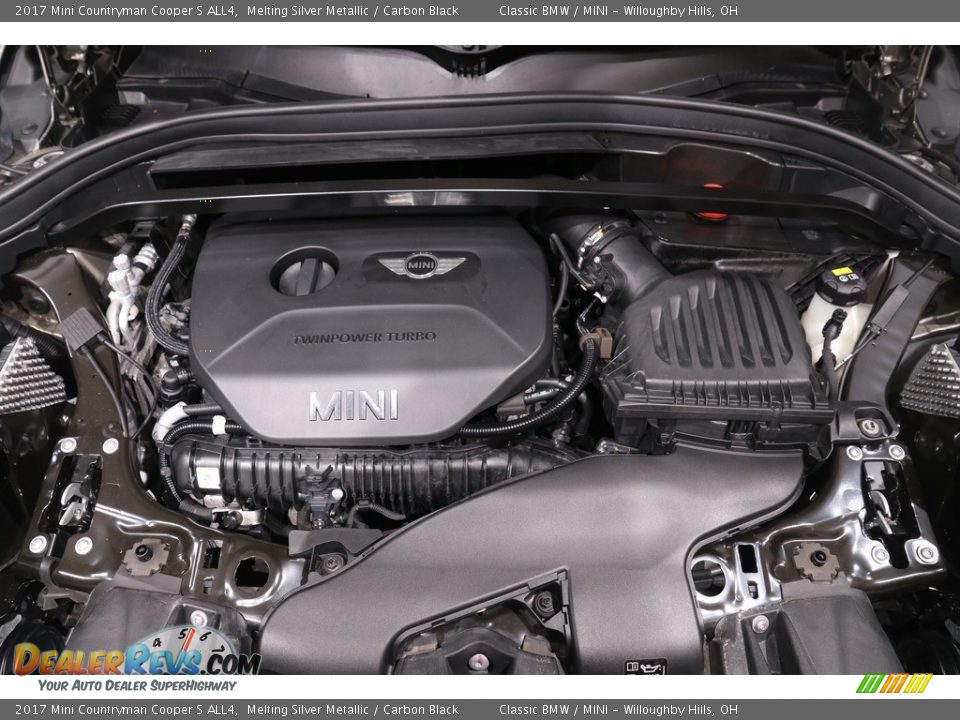 2017 Mini Countryman Cooper S ALL4 Melting Silver Metallic / Carbon Black Photo #22