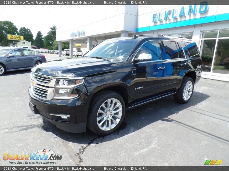 2019 Chevrolet Tahoe Premier 4WD Black / Jet Black/Mahogany Photo #1