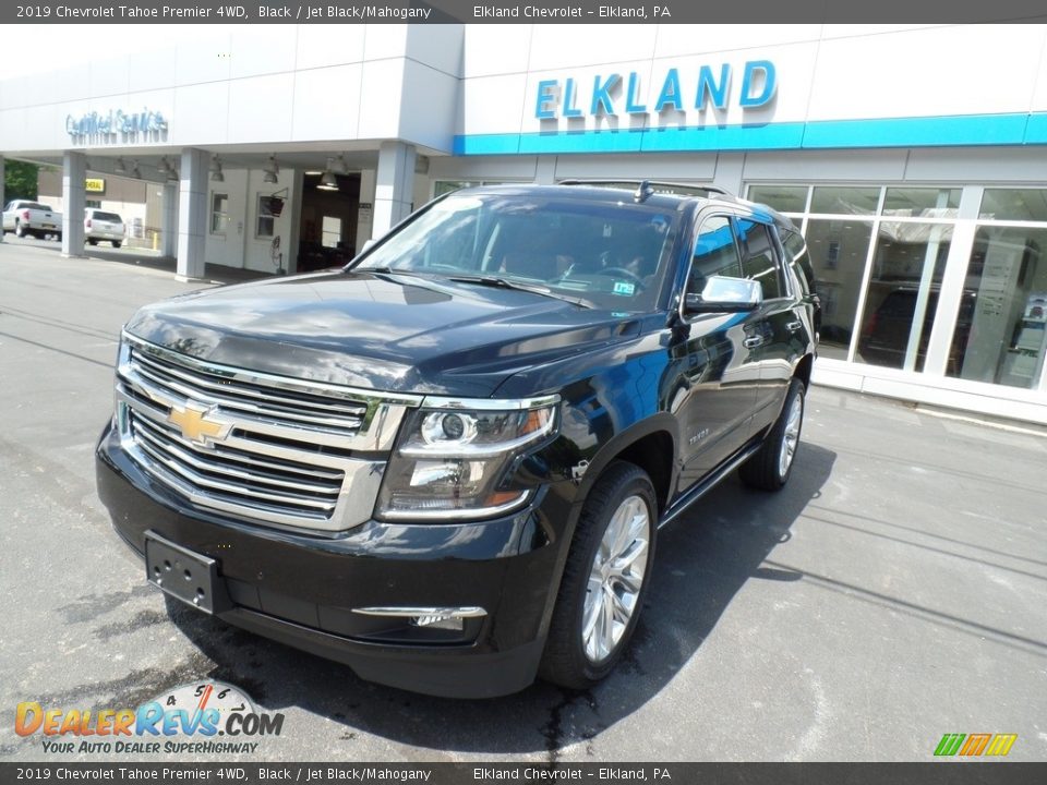 2019 Chevrolet Tahoe Premier 4WD Black / Jet Black/Mahogany Photo #2