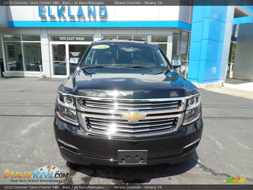 2019 Chevrolet Tahoe Premier 4WD Black / Jet Black/Mahogany Photo #3