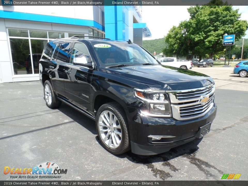 2019 Chevrolet Tahoe Premier 4WD Black / Jet Black/Mahogany Photo #4