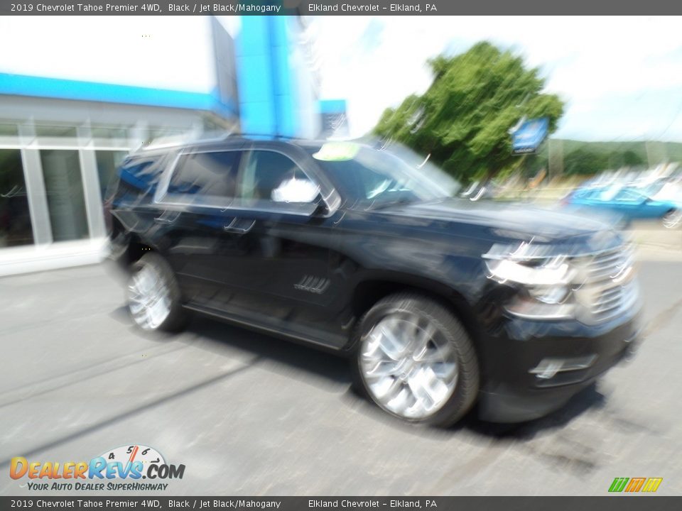 2019 Chevrolet Tahoe Premier 4WD Black / Jet Black/Mahogany Photo #5