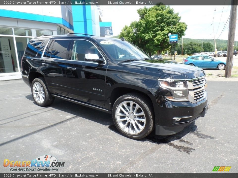 2019 Chevrolet Tahoe Premier 4WD Black / Jet Black/Mahogany Photo #6