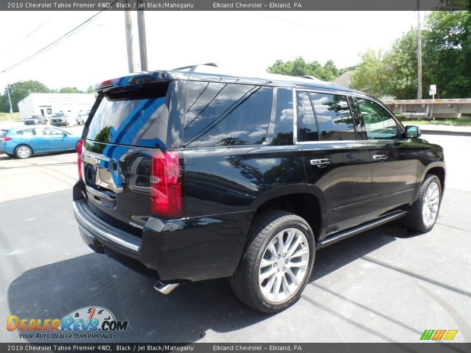 2019 Chevrolet Tahoe Premier 4WD Black / Jet Black/Mahogany Photo #8