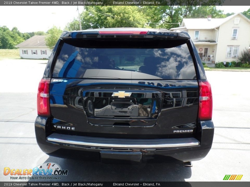 2019 Chevrolet Tahoe Premier 4WD Black / Jet Black/Mahogany Photo #9