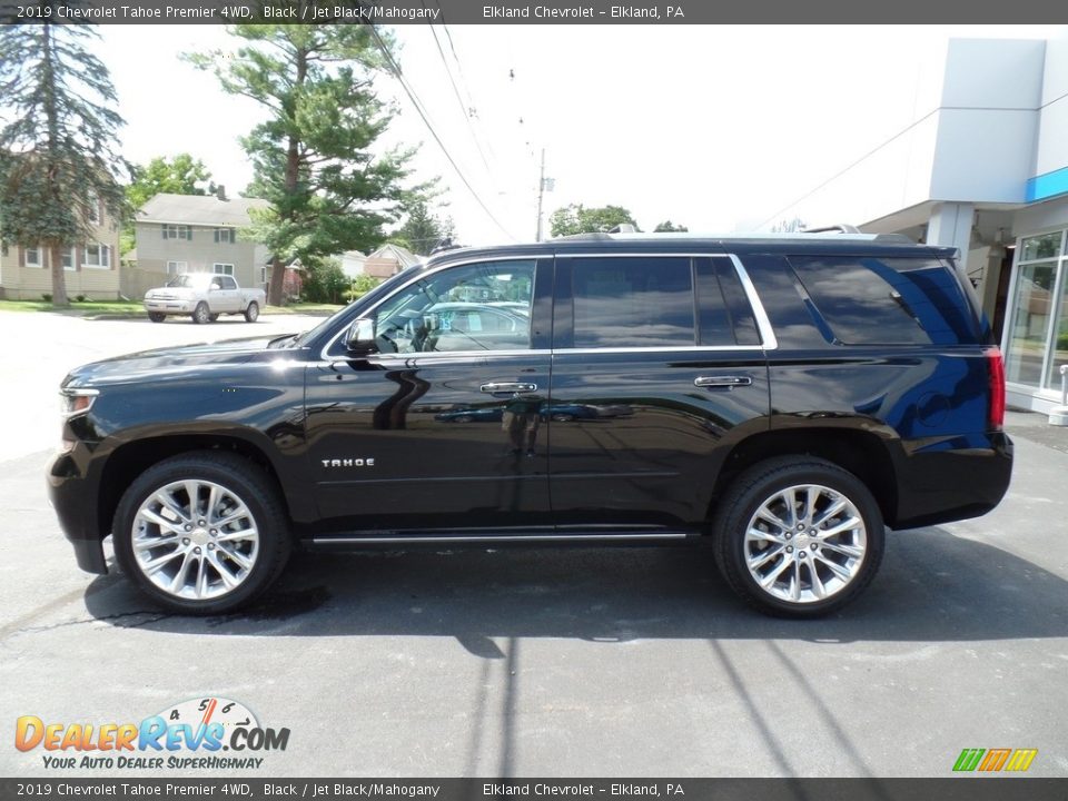 2019 Chevrolet Tahoe Premier 4WD Black / Jet Black/Mahogany Photo #11