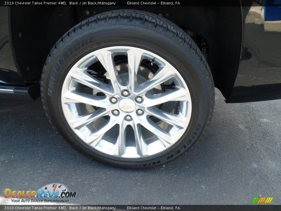 2019 Chevrolet Tahoe Premier 4WD Black / Jet Black/Mahogany Photo #12