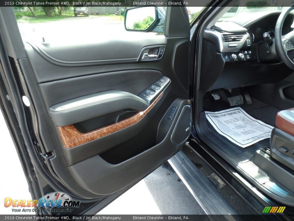 2019 Chevrolet Tahoe Premier 4WD Black / Jet Black/Mahogany Photo #14